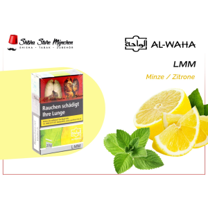 AL WAHA SHISHA TABAK 25g - LMM (Zitrone Minze)
