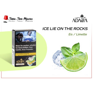 ADALYA SHISHA TABAK 25g - ICE LIE ON THE ROCKS