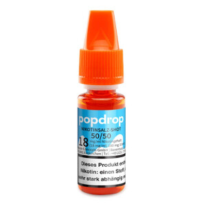 Popdrop 10ml - Nikotinsalz - Shot (50/50) 20mg