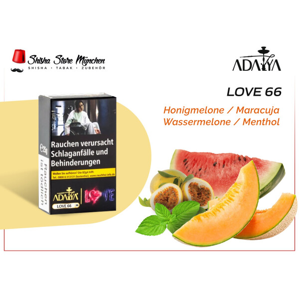 ADALYA SHISHA TABAK 25g - LOVE 66