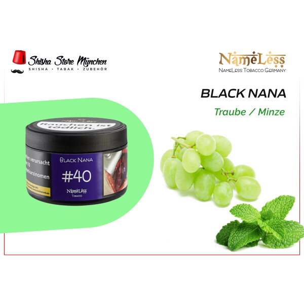 NAMELESS 25g - Black Nana #40