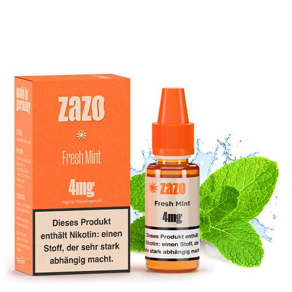ZAZO Classics - Fresh Mint Liquid 10ml 4mg