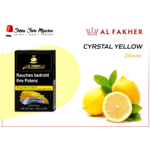 AL FAKHER SHISHA TABAK 25g - Crystal Yellow