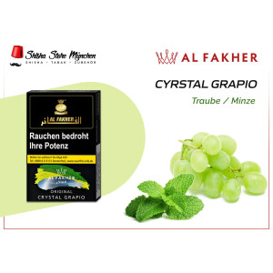 Al Fakher Tabak 25g - Crystal Grapio