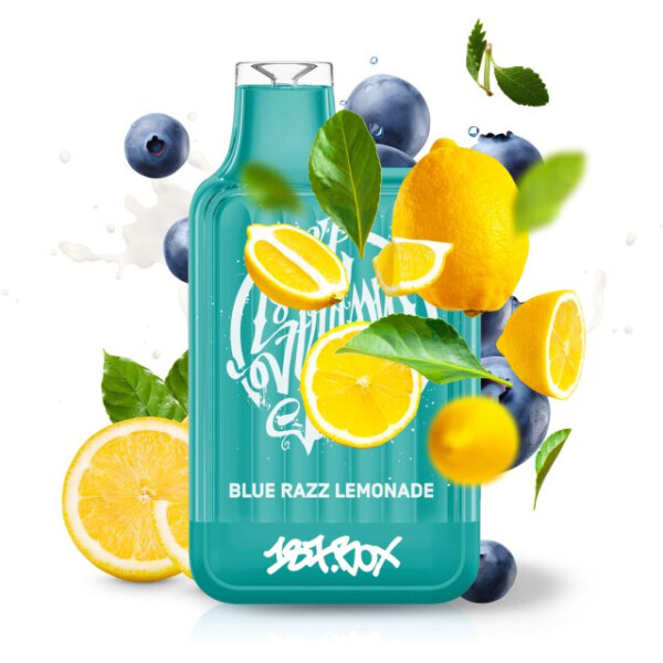 187 Strassenbande VAPE Box - Blue Razz Lemonade - Einweg E-Shisha - 600 Züge / Nikotin 20 mg